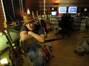 Bob in his studio